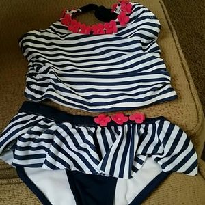 Two piece swim wear